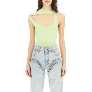 Y PROJECT Y project triple neckline knit body